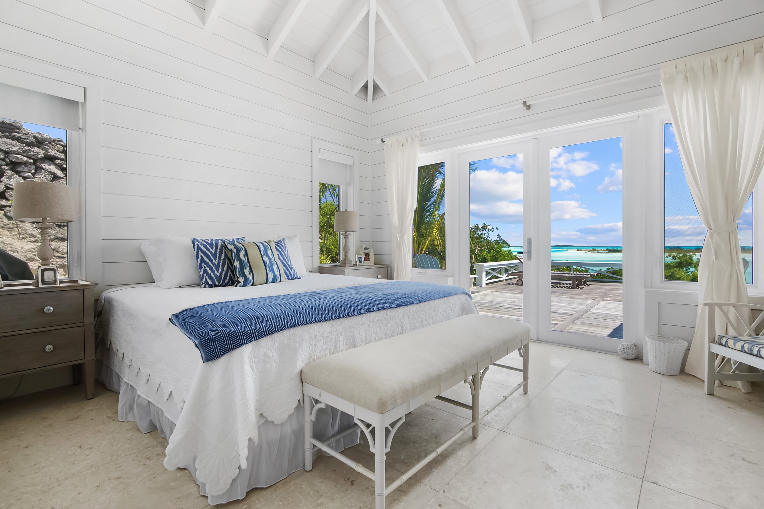 Amani House Exuma Bahamas Indoor Double Bedroom 1