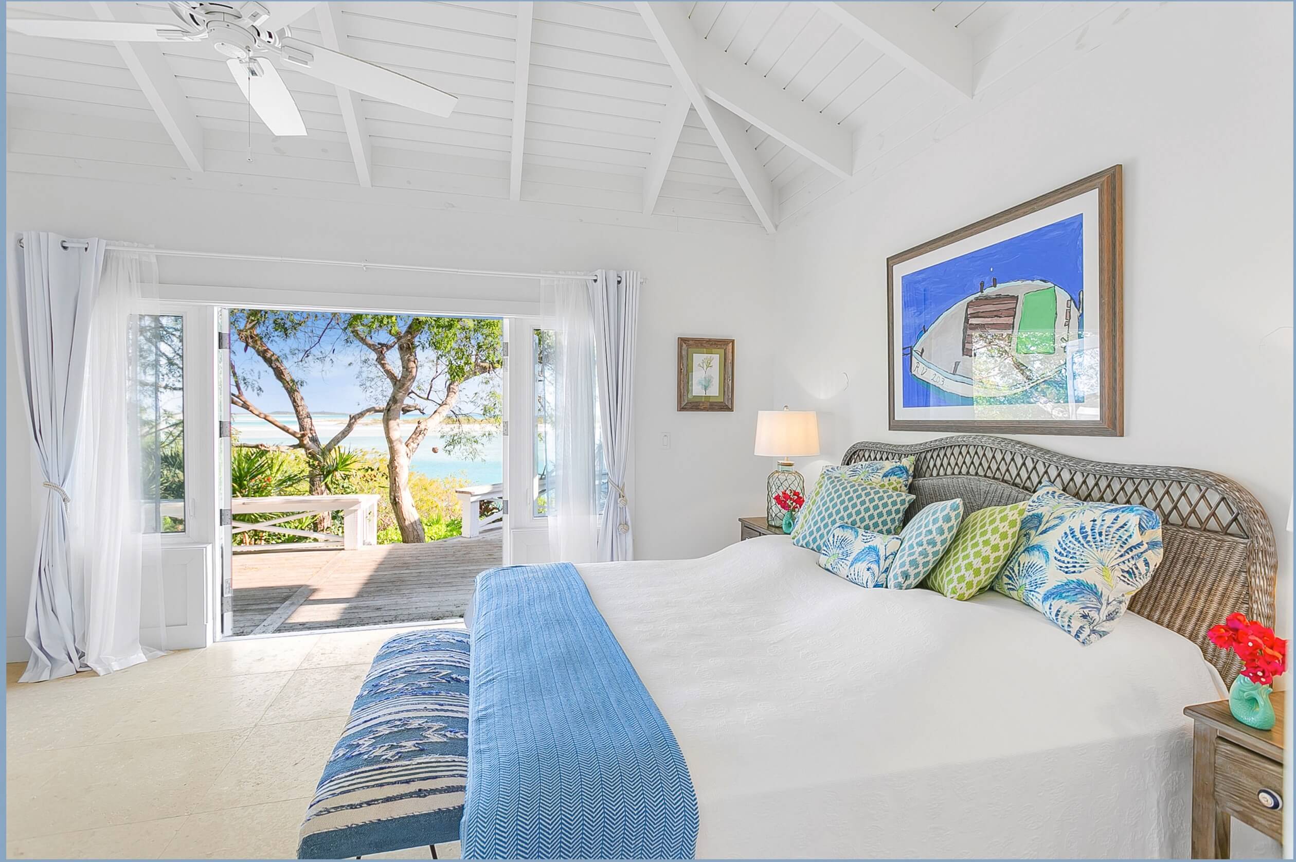 Double bedroom Bakari house Great Exuma Bahamas