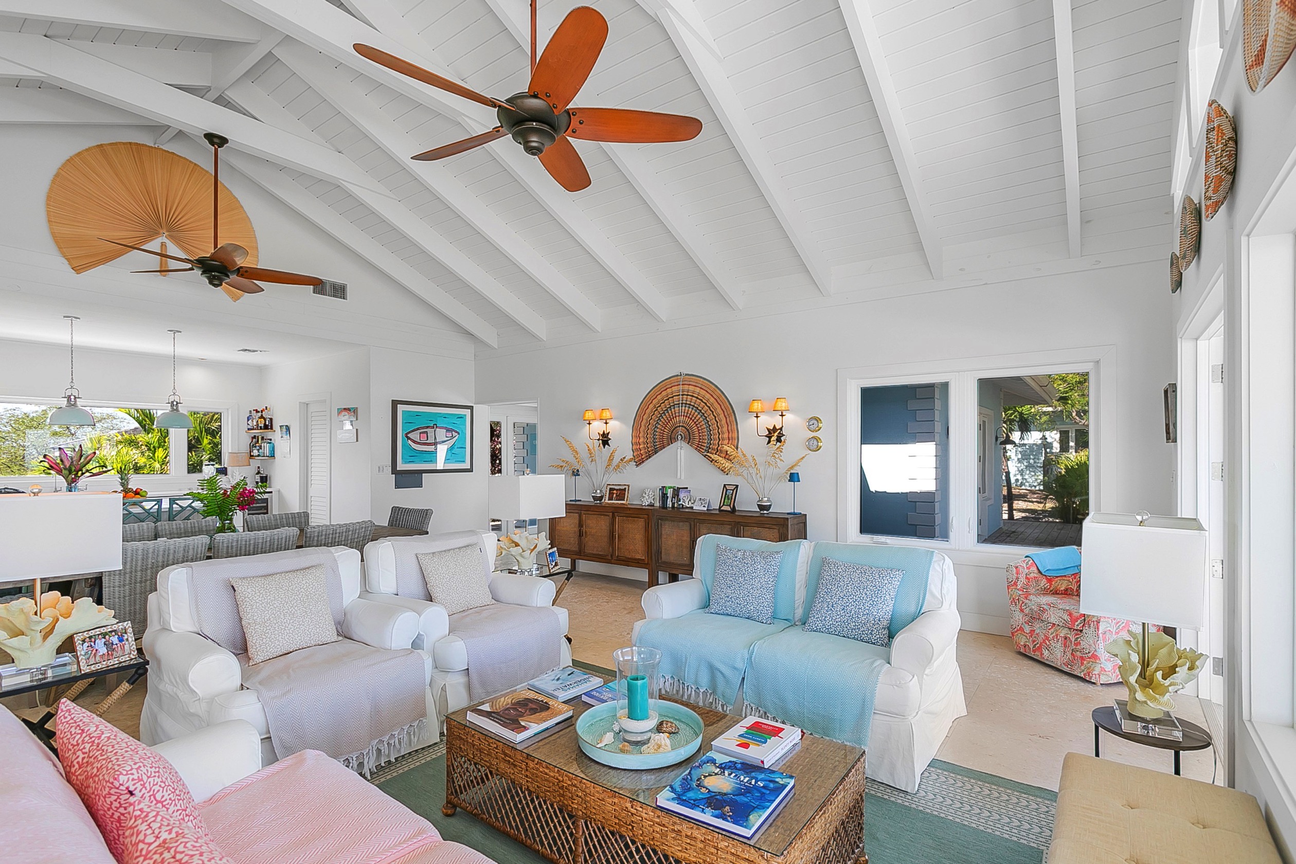 Living Area Bakari house Great Exuma Bahamas