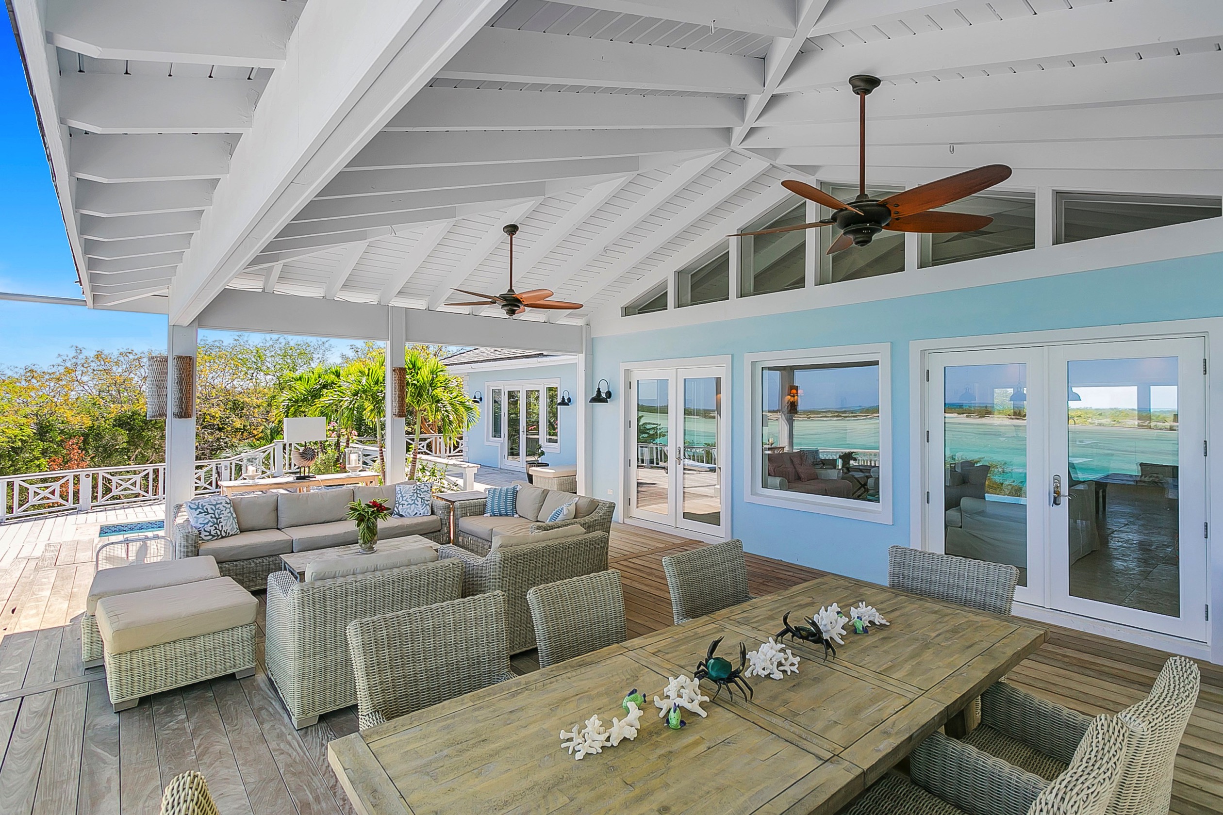 Terrace Bakari house Great Exuma Bahamas