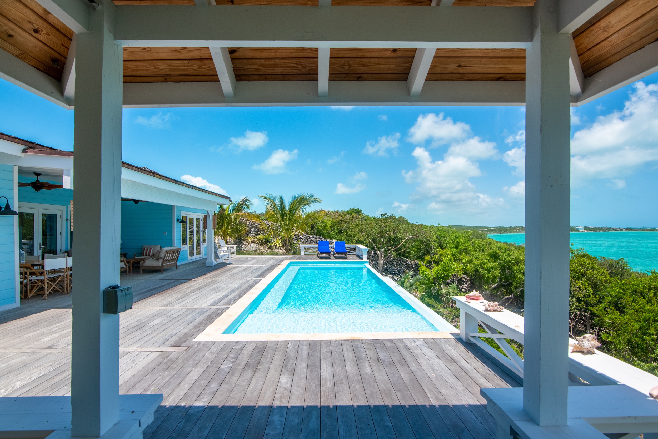 amani house bahamas pool perrgola